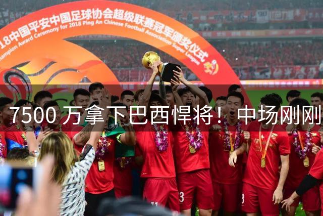 7500 万拿下巴西悍将！中场刚刚补完，阿森纳马不停蹄继续补强后防